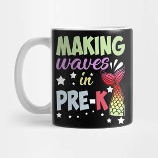 Mermaid Making Waves In Pre-K Back To School Mug